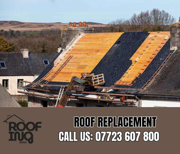 Complete roof replacement in Lostwithiel
